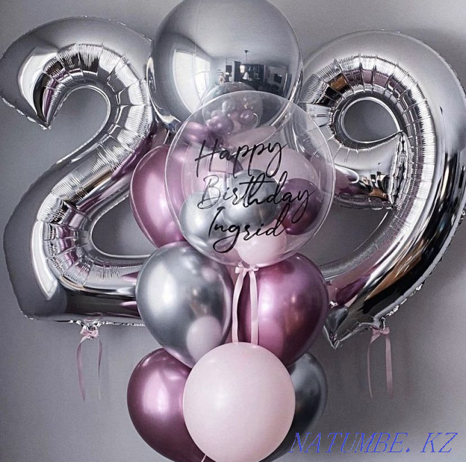 Шары. Шарики. Воздушные шары. Гелиевые шары на день рождения Актобе - изображение 3