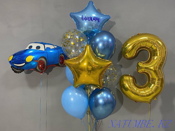 Гелиевые шары Астана, Воздушные шарики для День рождения, Выписка Астана - изображение 4