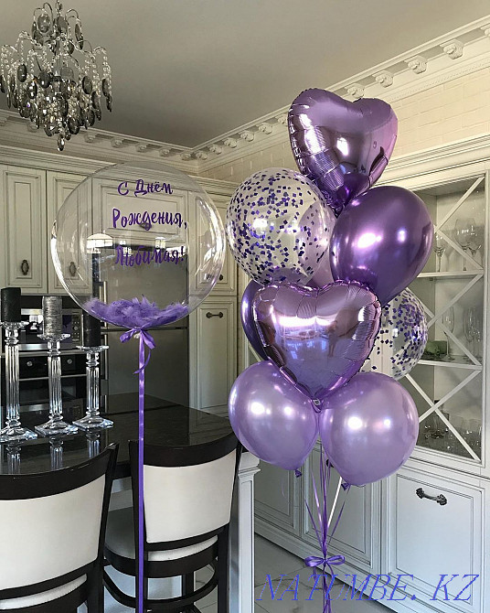 Гелиевые шары Астана, Воздушные шарики для День рождения, Выписка Астана - изображение 2