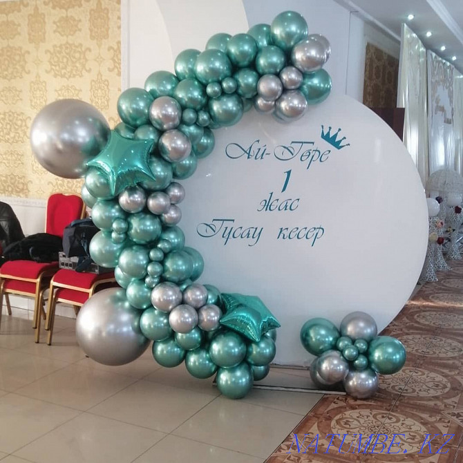 Photo zone banner arch balloons Astana - photo 8