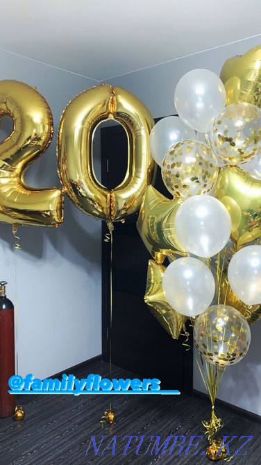 Гелиевые шарики на все праздник доставка бесплатно Астана - изображение 2