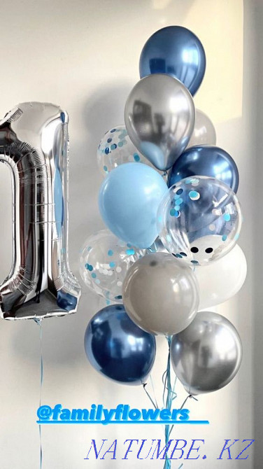 Гелиевые шарики на все праздник доставка бесплатно Астана - изображение 4