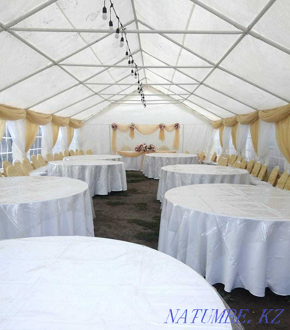 Rent/Rent: chairs, tables, dishes. Zher table (low) Lawn Decoration Almaty - photo 4