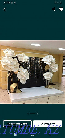 Wedding decoration, Photo zone, Banner, Presidium of young people, etc. Astana - photo 2