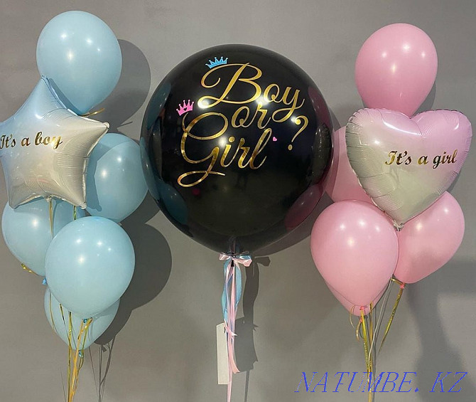 Helium Balloons Astana Balloons Nur-Sultan Boy or girl Gender party Astana - photo 4