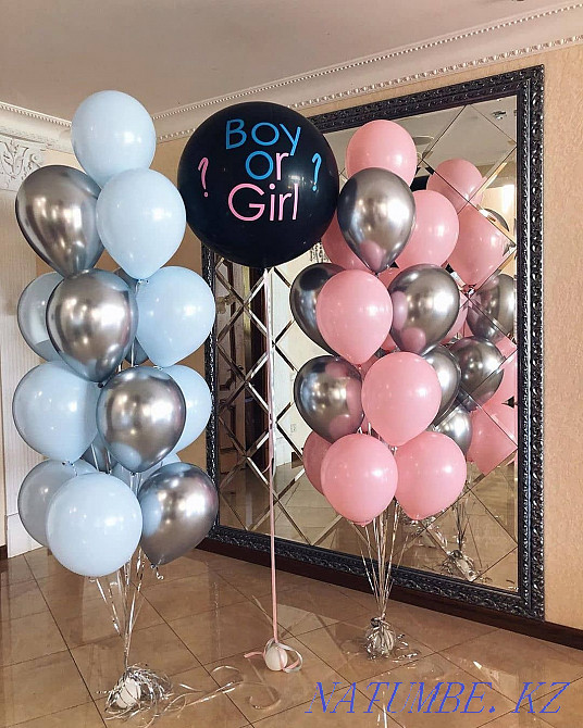 Гелиевые Шары Астана Шарики Нур-Султан Мальчик или девочка Гендер пати Астана - изображение 5