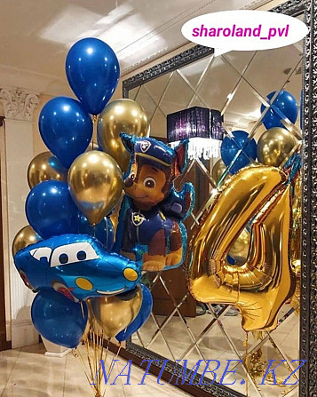 HELIUM BALLOONS from 300 tenge. DELIVERY 24/7. Checkout kits. Numbers. Pavlodar - photo 8