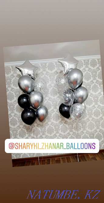 450 теңге Үзінді үшін. Шарлар гелий шарлары 450 тг  Қарағанды - изображение 6