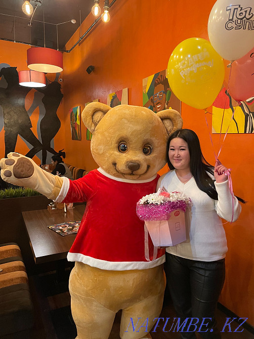 Қуыршақтар. Аниматорлар. Сүйкімді аю мерекеңізді безендіреді.  Өскемен - изображение 6