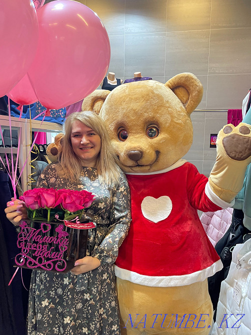 Қуыршақтар. Аниматорлар. Сүйкімді аю мерекеңізді безендіреді.  Өскемен - изображение 4