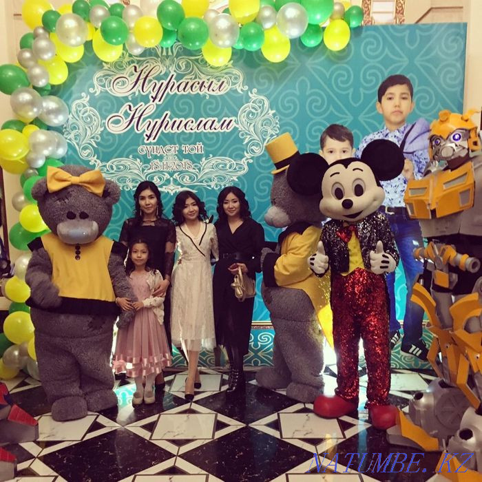 Аниматорлар, Трансформерлер, Панда, Тедди, балалар кештерін ұйымдастыру Шымкент - изображение 8