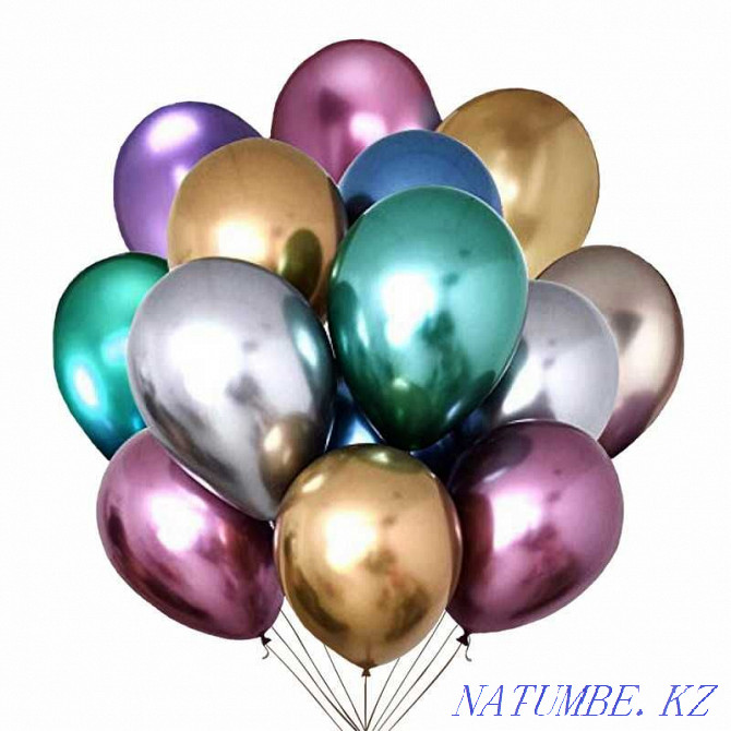 Helium balloons, Balloons for May 25, decoration of schools with balloons, photo zones Taraz - photo 3