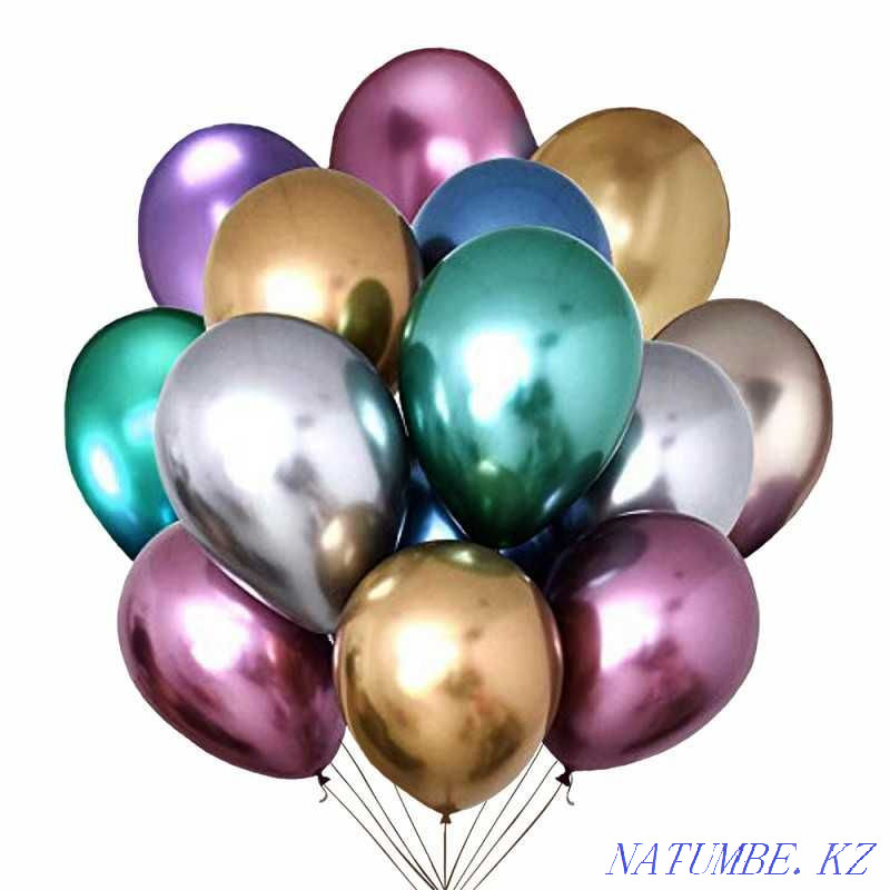 Гелий шарлары, 25 мамырға арналған шарлар, мектептерді шарлармен безендіру, фото зоналар  Тараз  - изображение 3