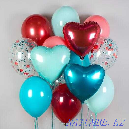 Balloons. helium balloons. For an extract. On birthday. Almaty - photo 6