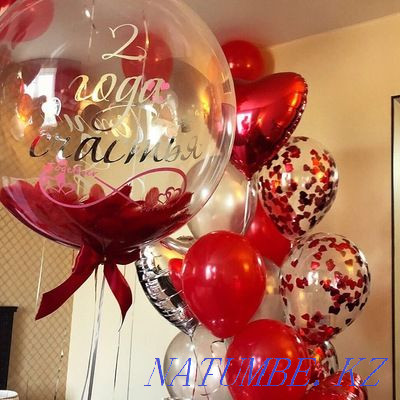 Balloons. helium balloons. For an extract. On birthday. Almaty - photo 1