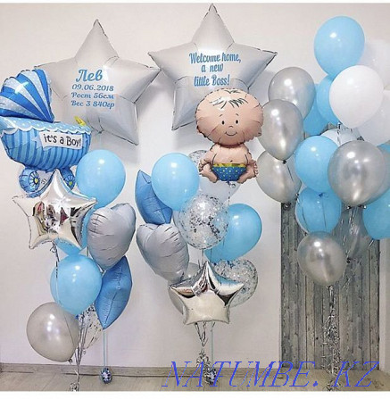 Balloons. helium balloons. For an extract. On birthday. Almaty - photo 5