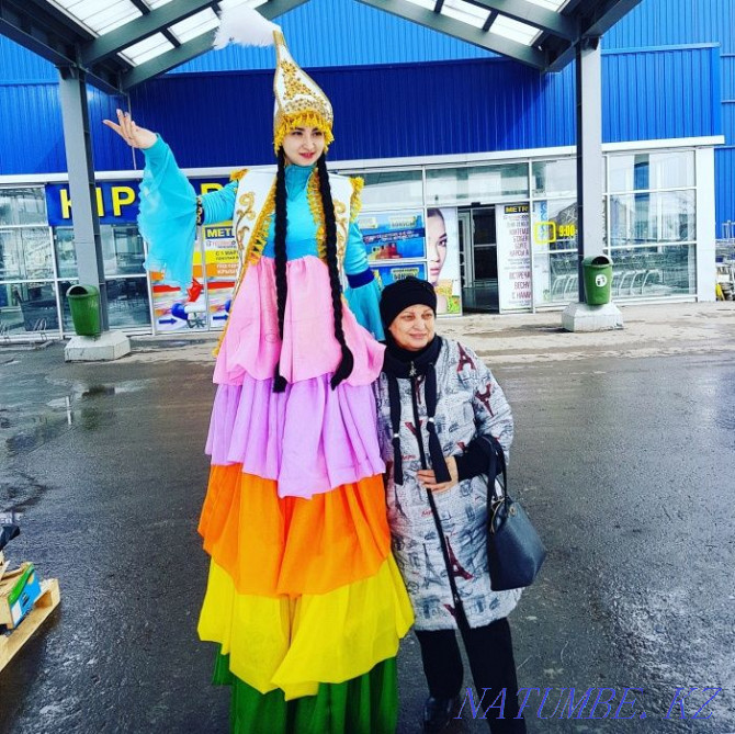 Stilt walkers! Artists to meet guests! To check out! To the wedding! Kyz uzatu Karagandy - photo 6