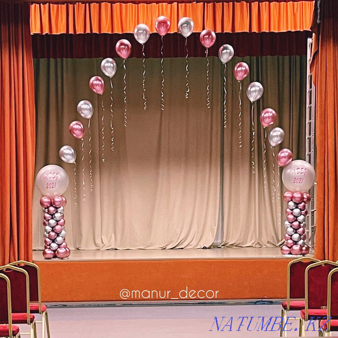 Helium balloons Photozones Aerodesign training Aqtobe - photo 7