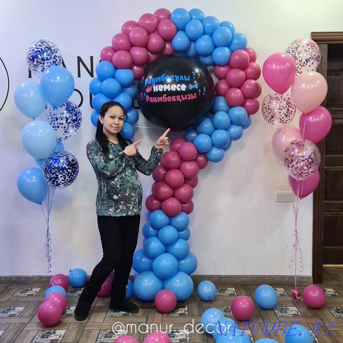 Helium balloons Photozones Aerodesign training Aqtobe - photo 5