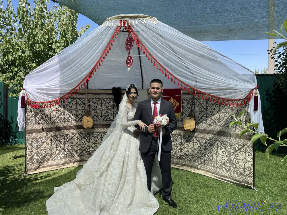 Шаңырақ Беташарға Ша?ыра?. Жарты киіз ?й. Киіз үй. Наурыз?а Беташар?а Шымкент - изображение 6