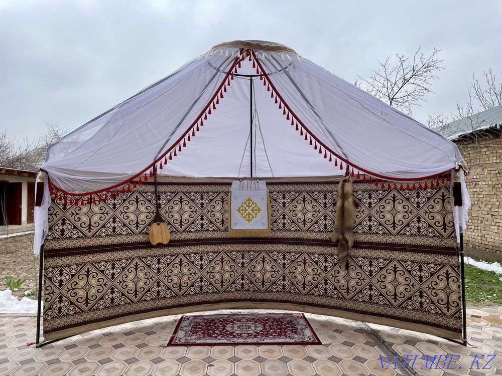 Шаңырақ Беташарға Ша?ыра?. Жарты киіз ?й. Киіз үй. Наурыз?а Беташар?а Шымкент - изображение 4