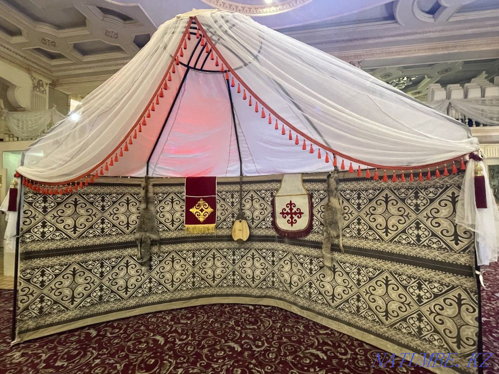 Шаңырақ Беташарға Ша?ыра?. Жарты киіз ?й. Киіз үй. Наурыз?а Беташар?а Шымкент - изображение 5