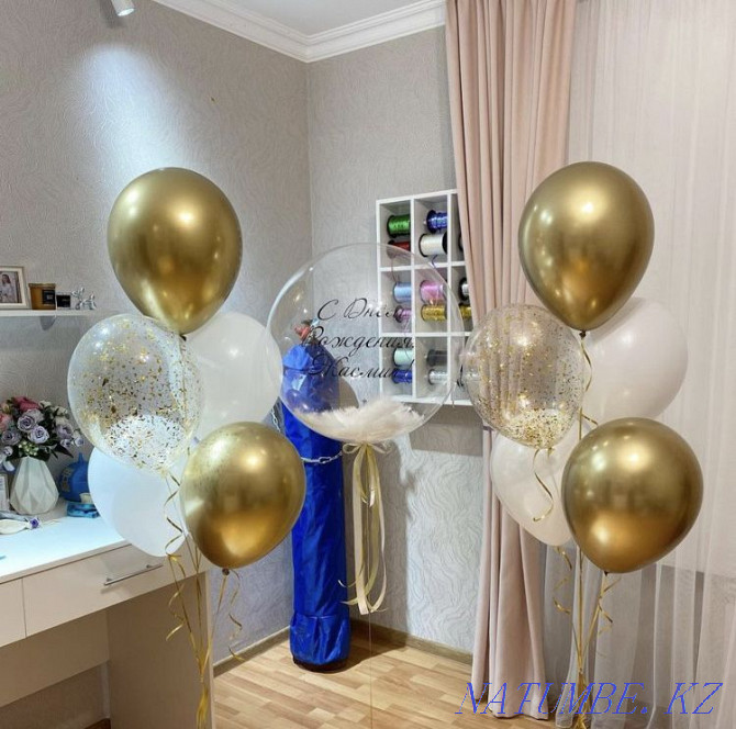 Helium balloons / Balloons with delivery / Helium balloons gel balloons decoration Kostanay - photo 7