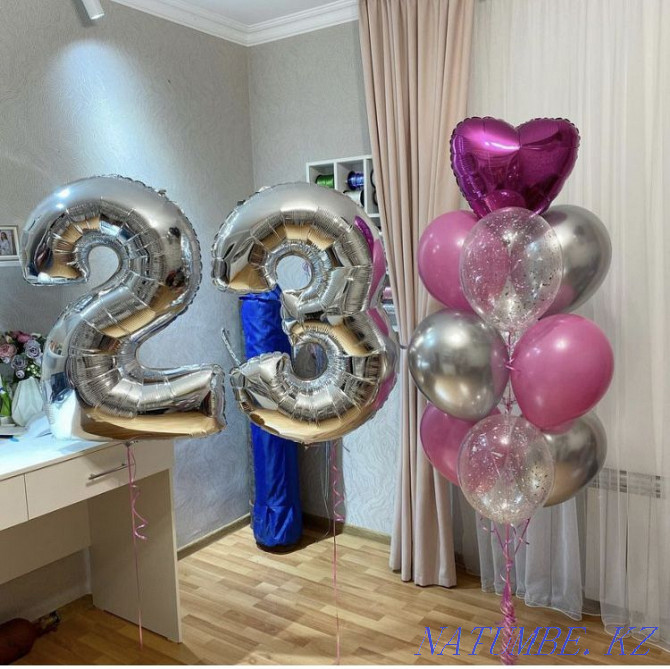 Helium balloons / Balloons with delivery / Helium balloons gel balloons decoration Kostanay - photo 2