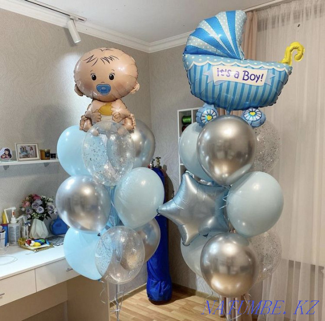 Helium balloons / Balloons with delivery / Helium balloons gel balloons decoration Kostanay - photo 3