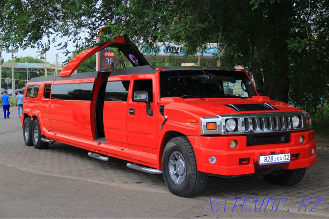 Hummer limousine red Almaty - photo 1