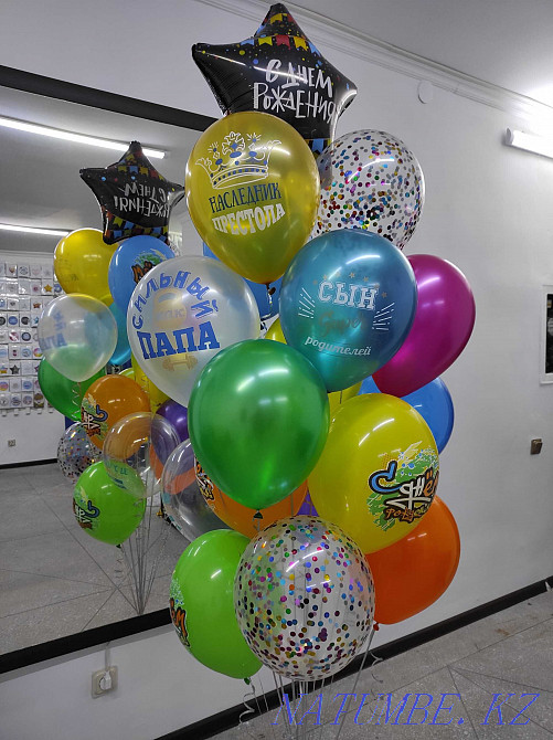 Кез келген жағдайға арналған Усть-Таловкадағы гелий шарлары! Бір доп 300 теңгеден.  - изображение 8