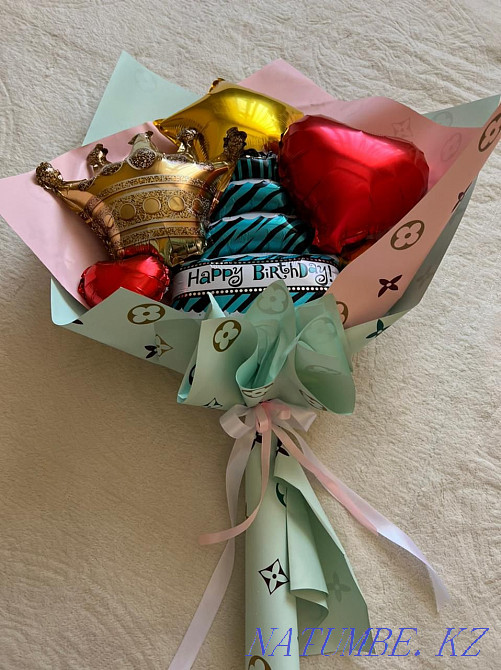 Air Helium Balloon Decoration Taraz city delivery Байтерек - photo 2