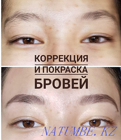 Correction and coloring of eyebrows and eyelashes Karagandy - photo 4
