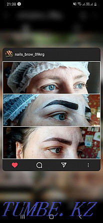 Eyebrow coloring Karagandy - photo 3