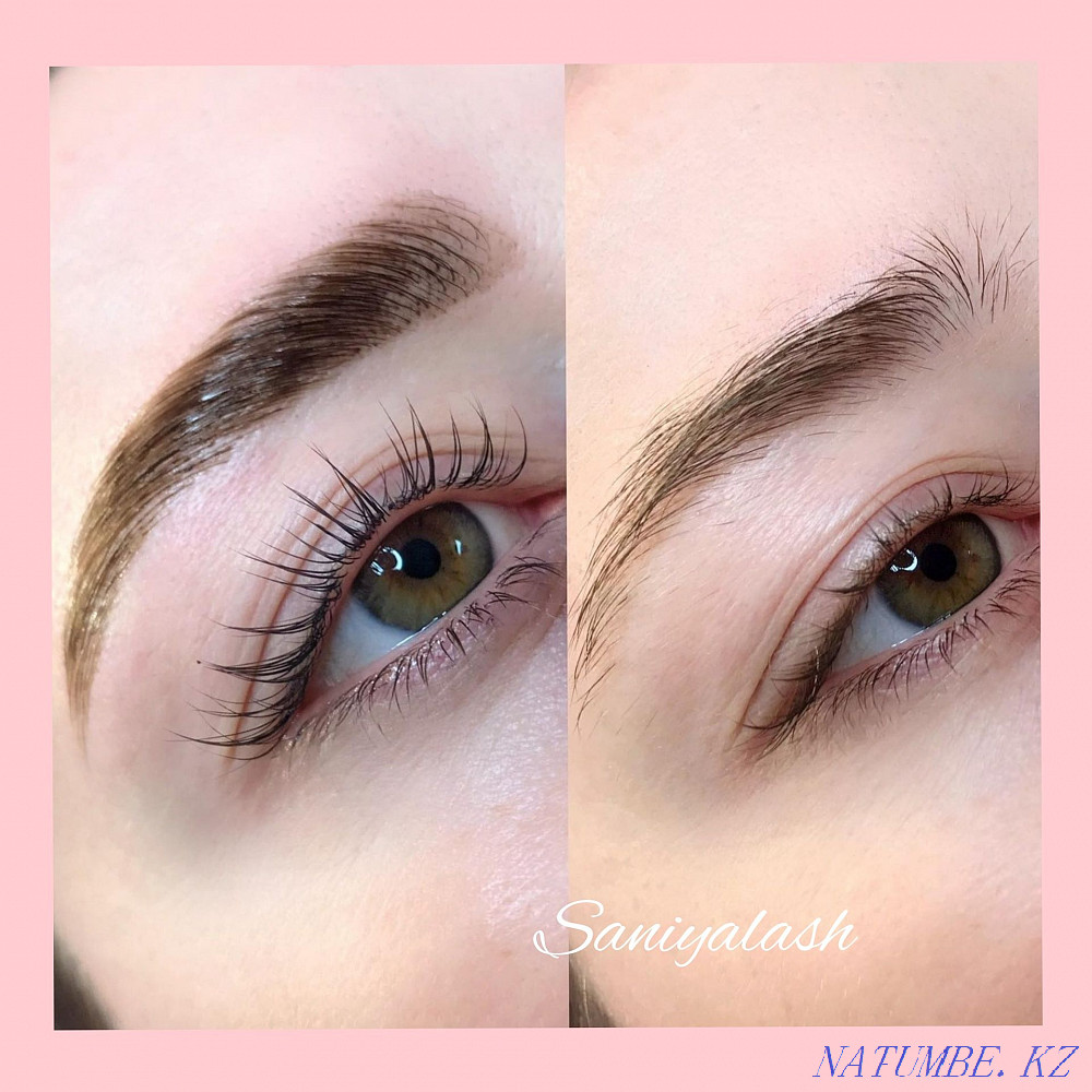 Eyebrow and eyelash lamination 3000 Almaty - photo 1
