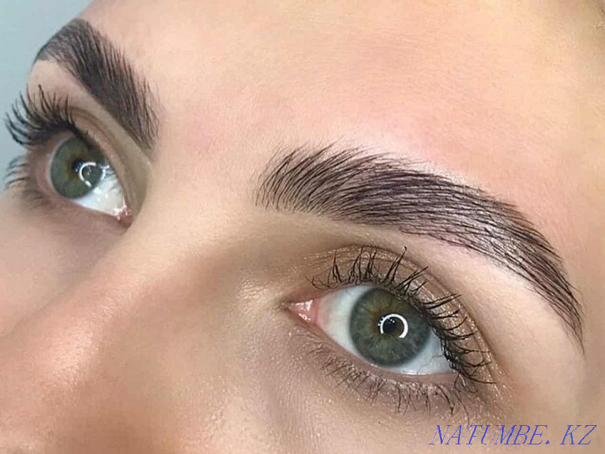 Eyebrow lamination Correction Eyebrow coloring Almaty - photo 3