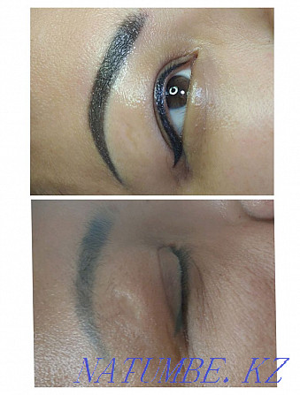Permanent makeup (eyebrows, lips, eyelids), lip contouring Pavlodar - photo 2