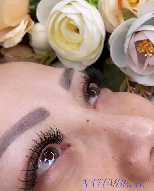 Eyelash extensions and permanent eyebrows Байзак - photo 7