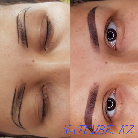 9 thousand shadow shading / permanent makeup / eyebrow tattoo, massage Atyrau - photo 5