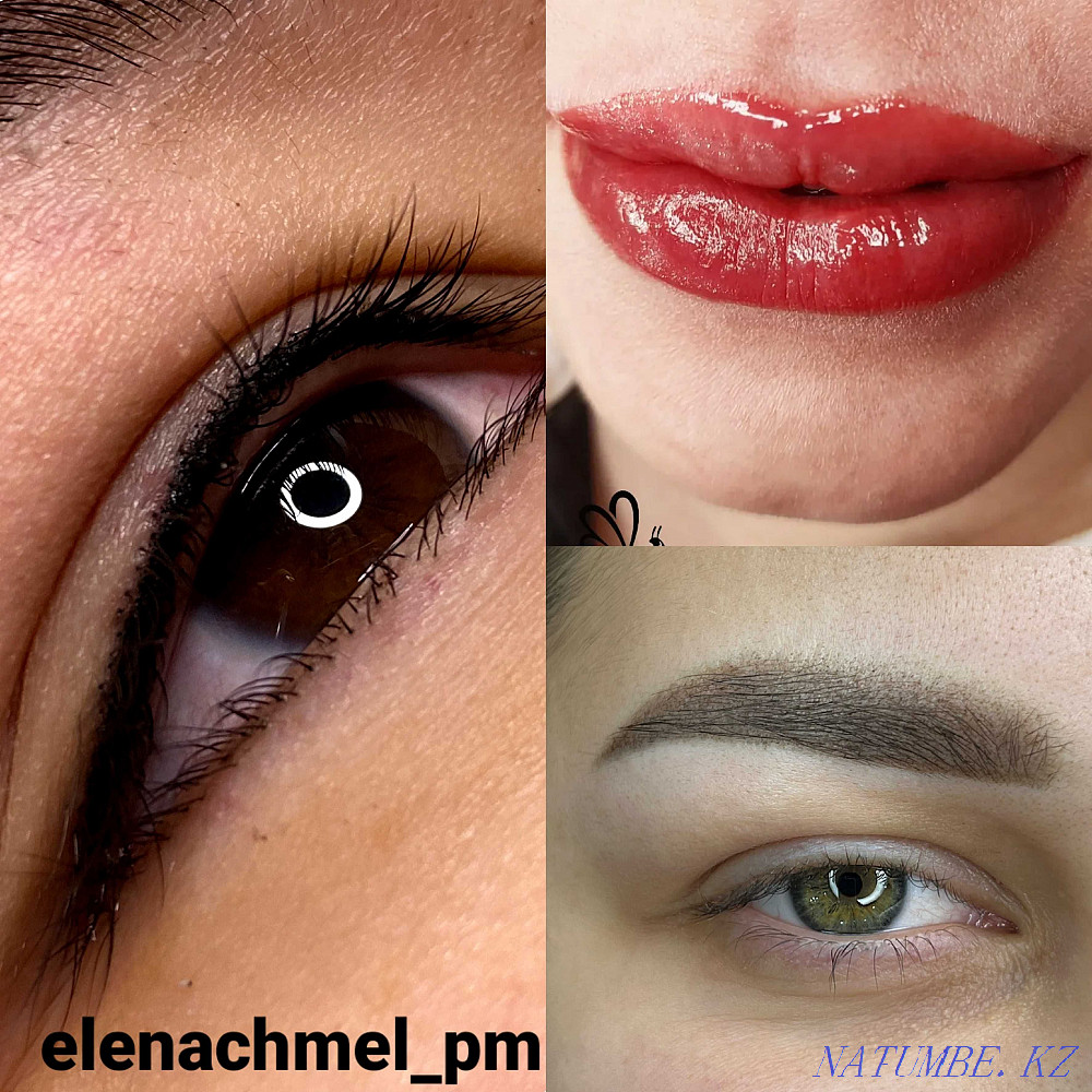 Stock! Tattoo eyebrows, lips, eyelids for 10,000 tenge! Petropavlovsk - photo 1
