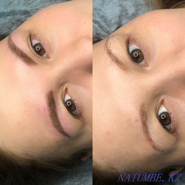 Татуаж, теневая растушевка бровей, губ, межресничка Рудный - изображение 4