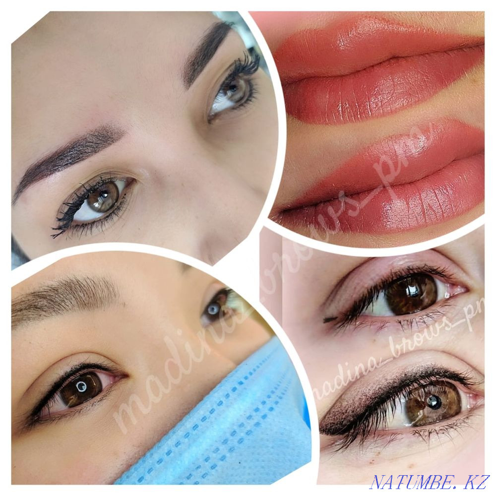 Permanent make-up/eyebrow tattoo, eyelids (arrows, arrows with shading Kokshetau - photo 3