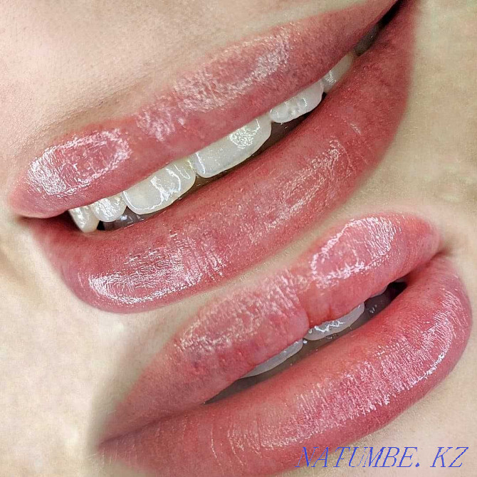 Перманентный макияж бровей губ межресничка Петропавловск - изображение 6