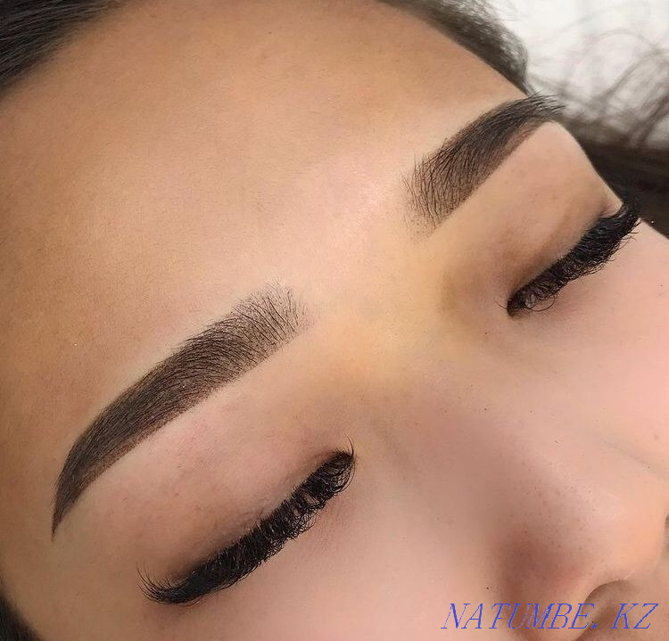 ПЕРМАНЕНТНЫй макияж Бровей и ГУБ 10000тг с выездом Караганда - изображение 6