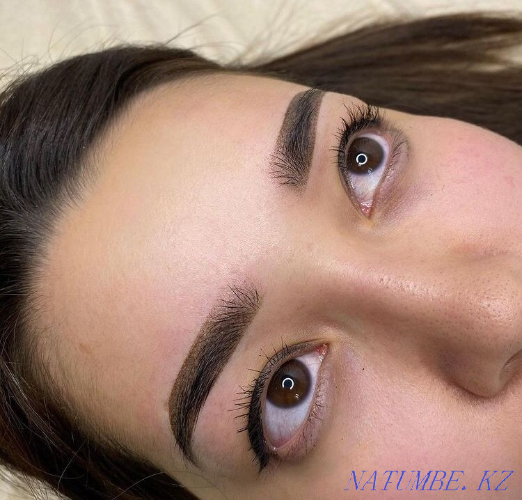 ПЕРМАНЕНТНЫй макияж Бровей и ГУБ 10000тг с выездом Караганда - изображение 5