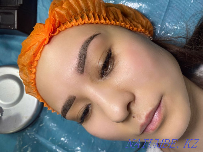 Eyebrow permanent make-up. Old tattoo removal with a remover Ust-Kamenogorsk - photo 1