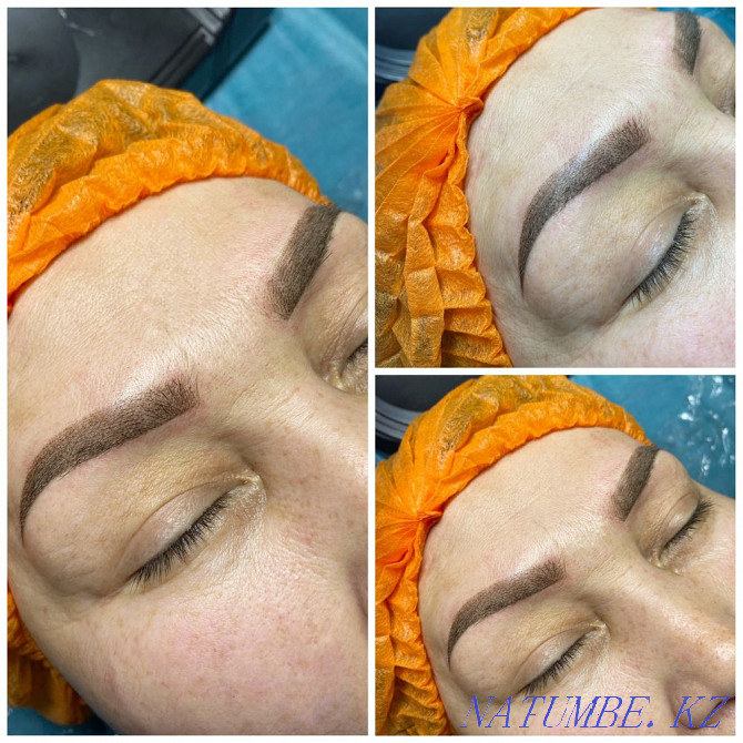 Eyebrow permanent make-up. Old tattoo removal with a remover Ust-Kamenogorsk - photo 4