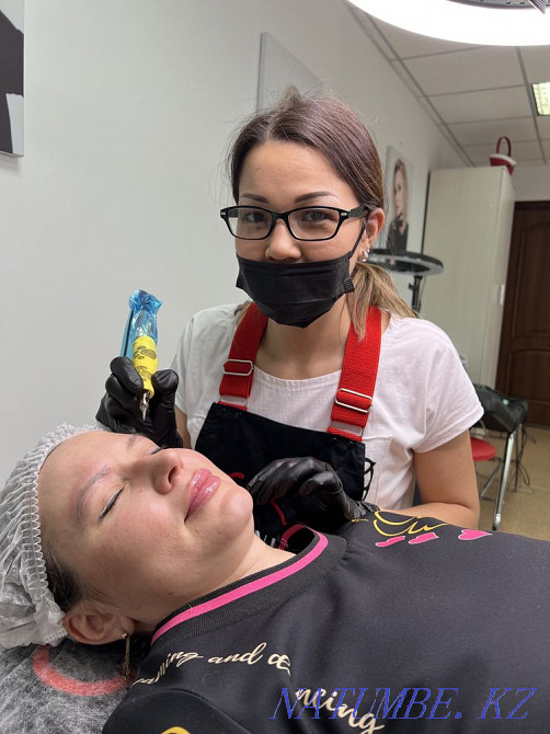 Перманентный макияж бровей.Удаление старого татуажа ремувером Усть-Каменогорск - изображение 8