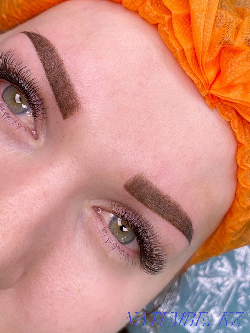 Перманентный макияж бровей.Удаление старого татуажа ремувером Усть-Каменогорск - изображение 3