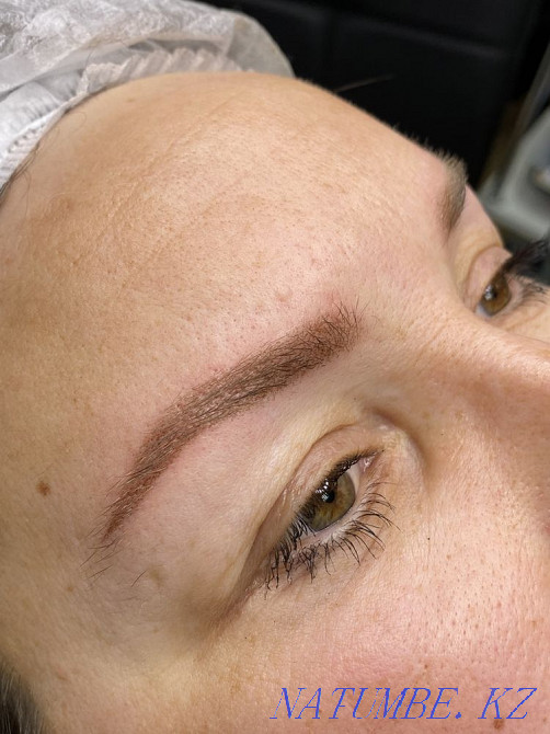 Перманентный макияж бровей.Удаление старого татуажа ремувером Усть-Каменогорск - изображение 6